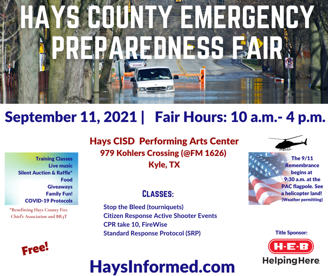 County's Emergency Preparedness Fair set for Saturday in Kyle 