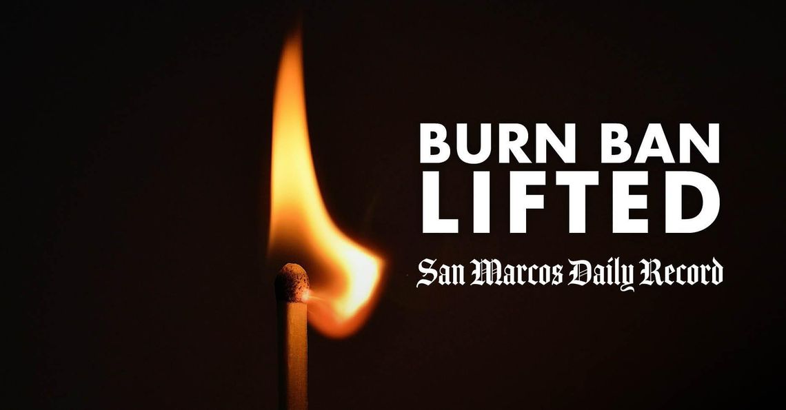 County temporarily lifts burn ban