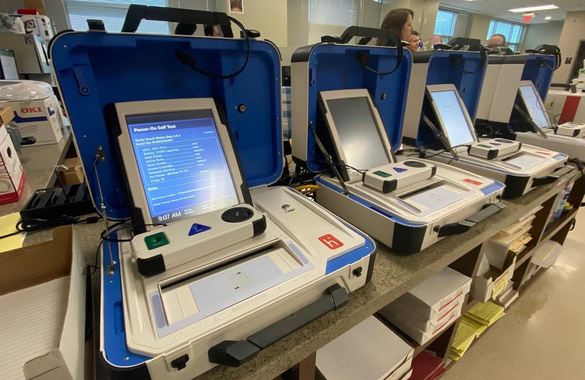 County tests voting machines in preparation for May election