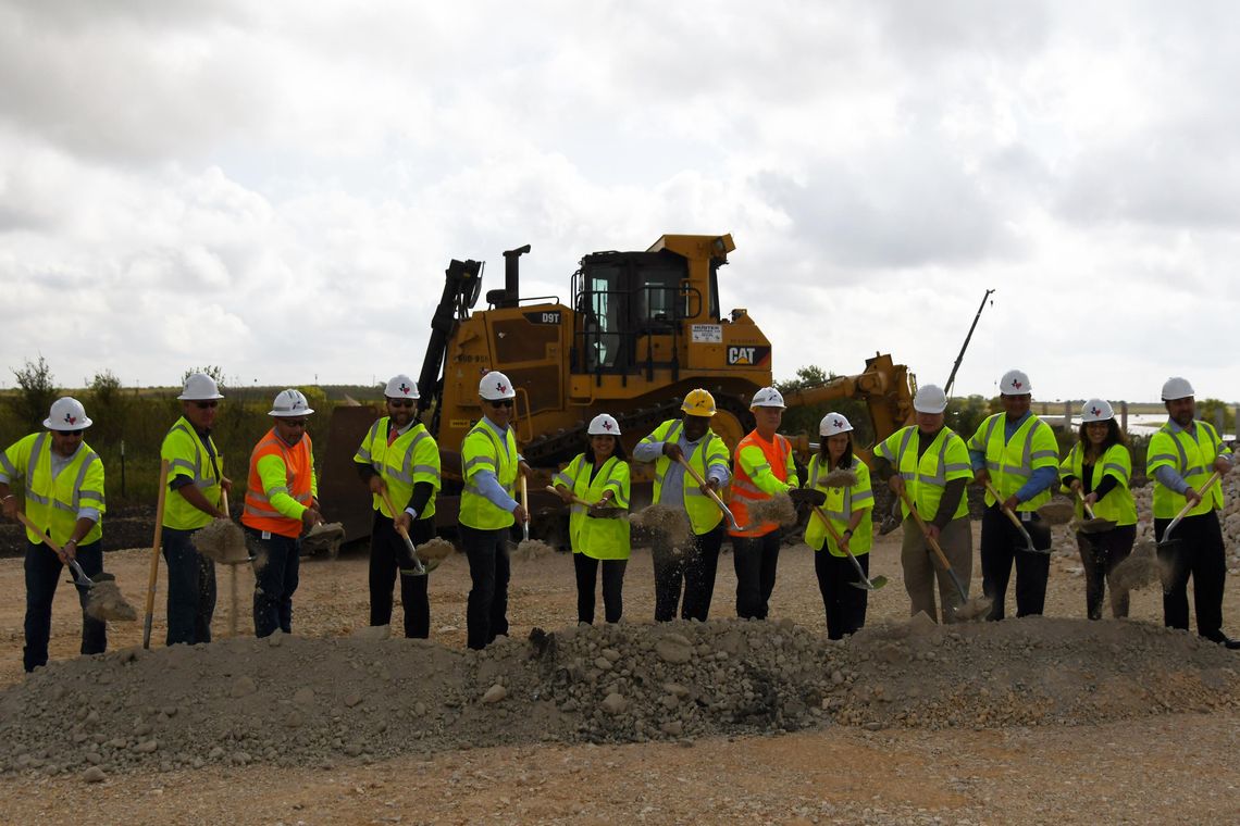 County, TxDOT break ground on FM 110 South project