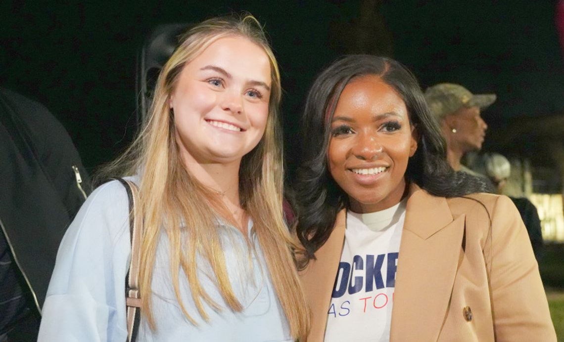 Crockett visits Texas State