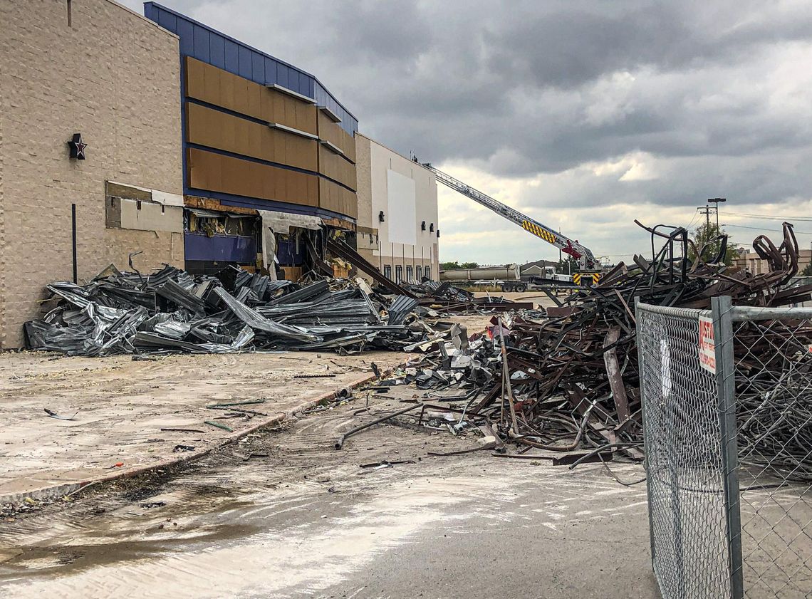 Demolition underway at Starplex, apartments to be built