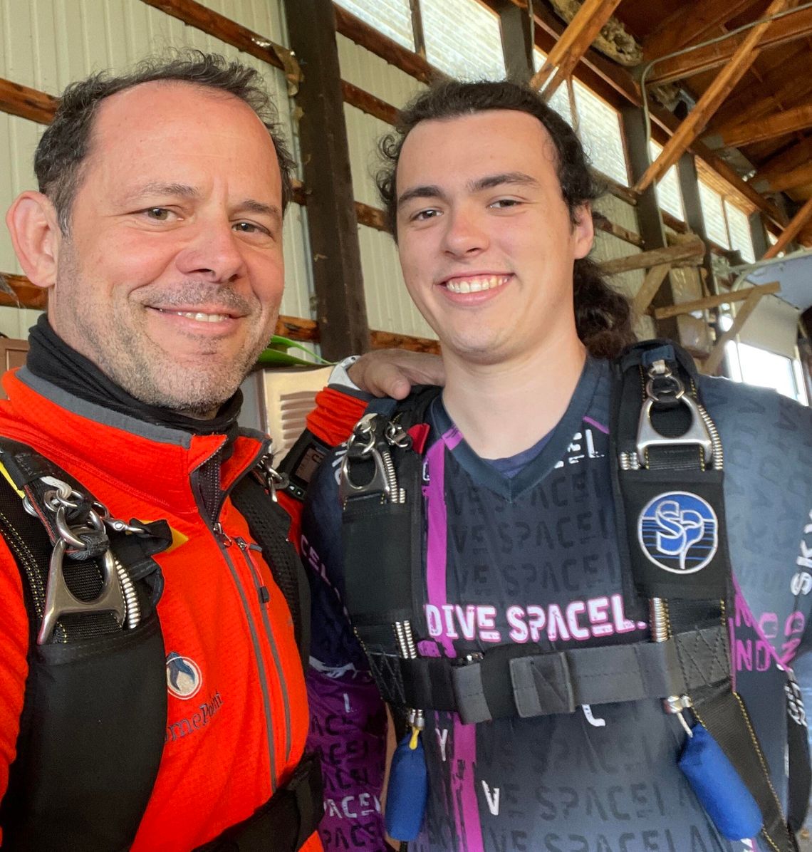 Descending with descendants, Father and son bond over skydiving