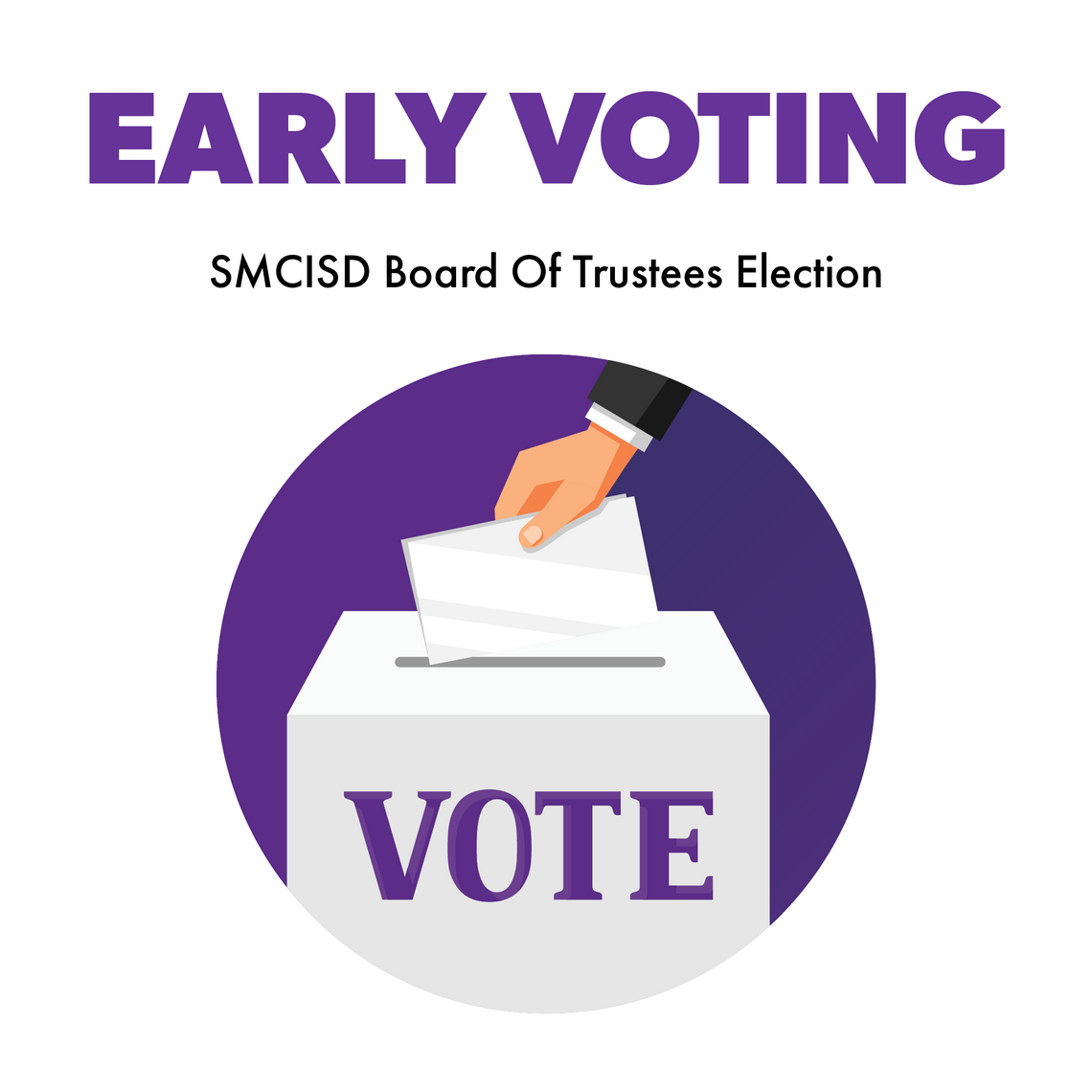 Early voting begins Monday for SMCISD Board of Trustees election