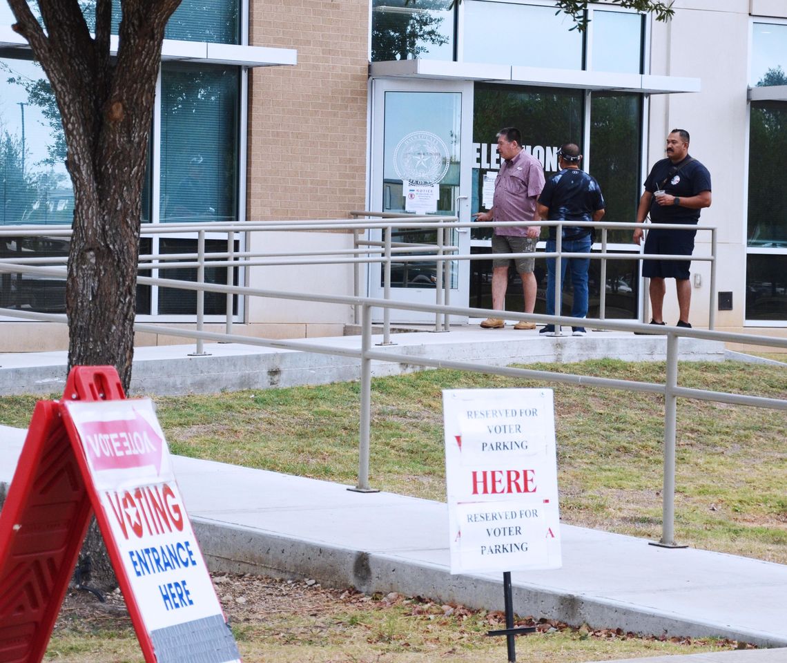 EARLY VOTING UNDERWAY: Voters cast their ballots for Nov. 8 election, Hays County sees increase in registered voters