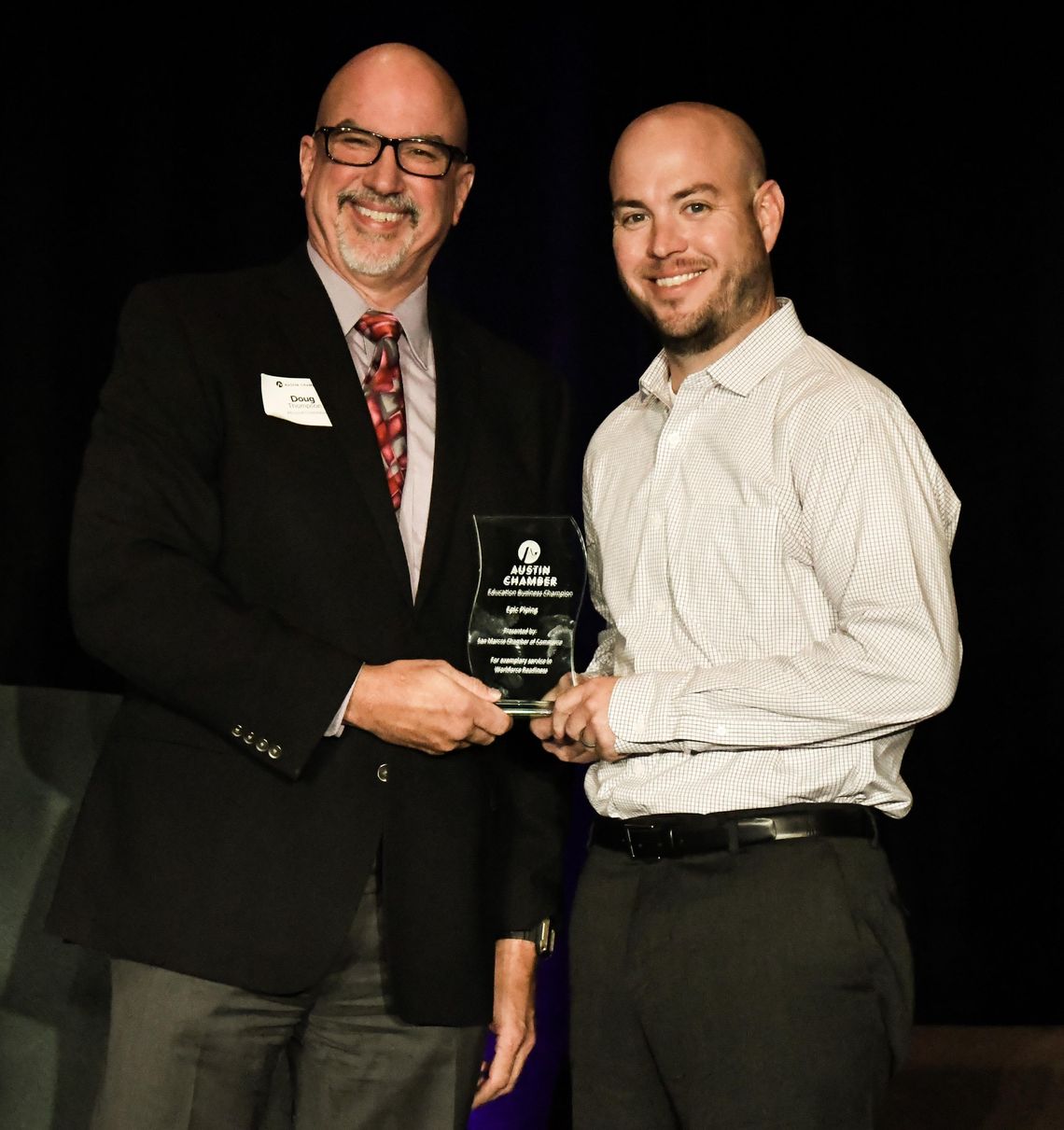 Epic Piping receives award from Austin chamber