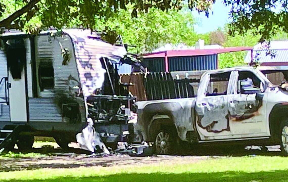 Explosions on residential property result of accidental vehicle fire