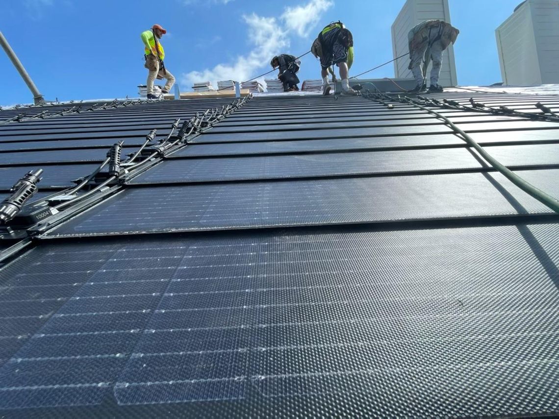 FOR A BRIGHTER TOMORROW: Divided Sky Roofing and Solar puts the sun to work 