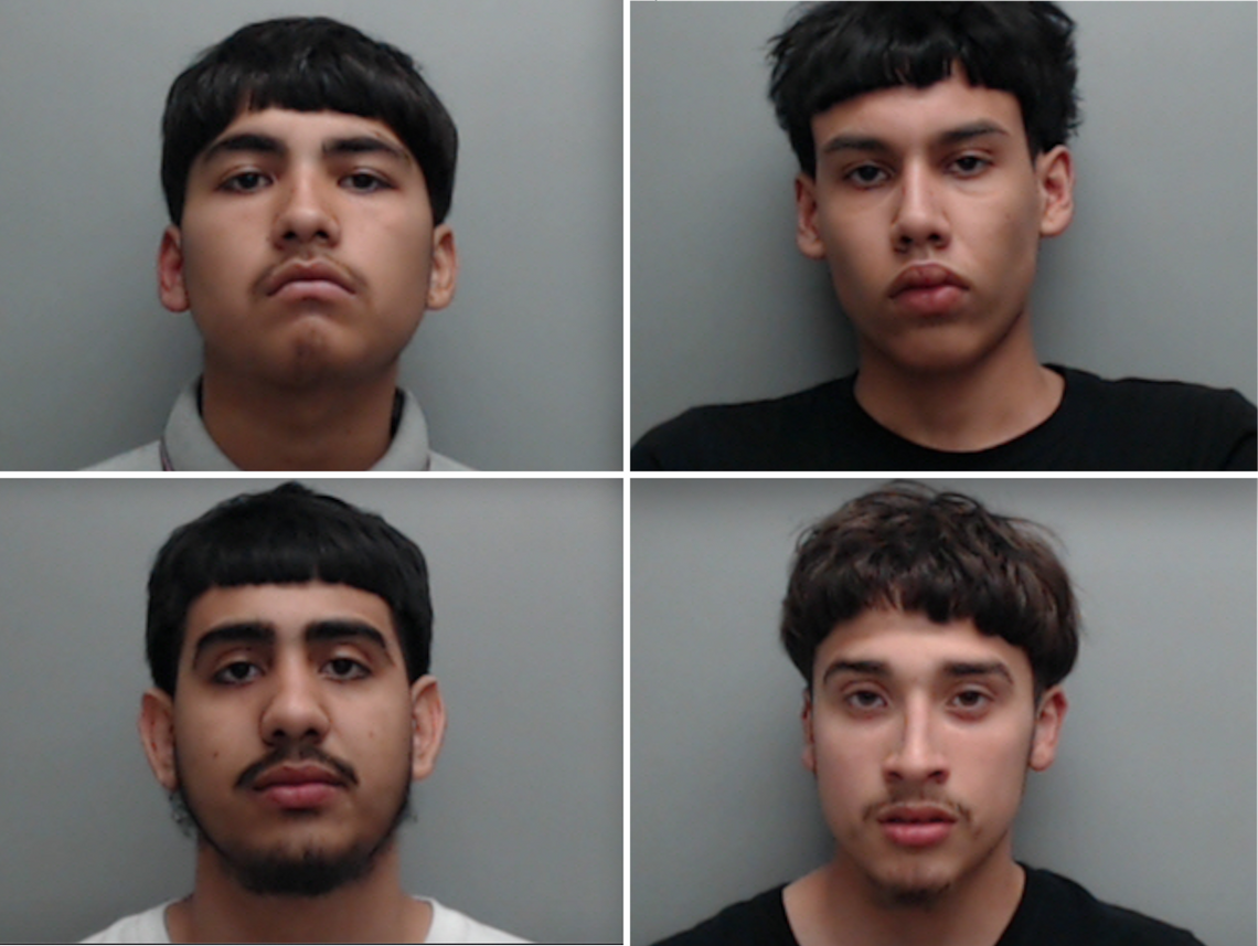 Four arrested for vehicle burglaries, engaging in organized crime