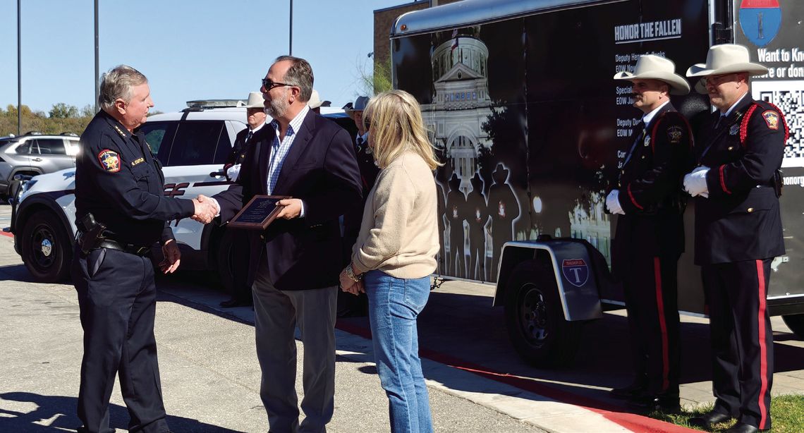 FROSTI donates equipment trailer to Hays County Sheriff’s Office Honor Guard