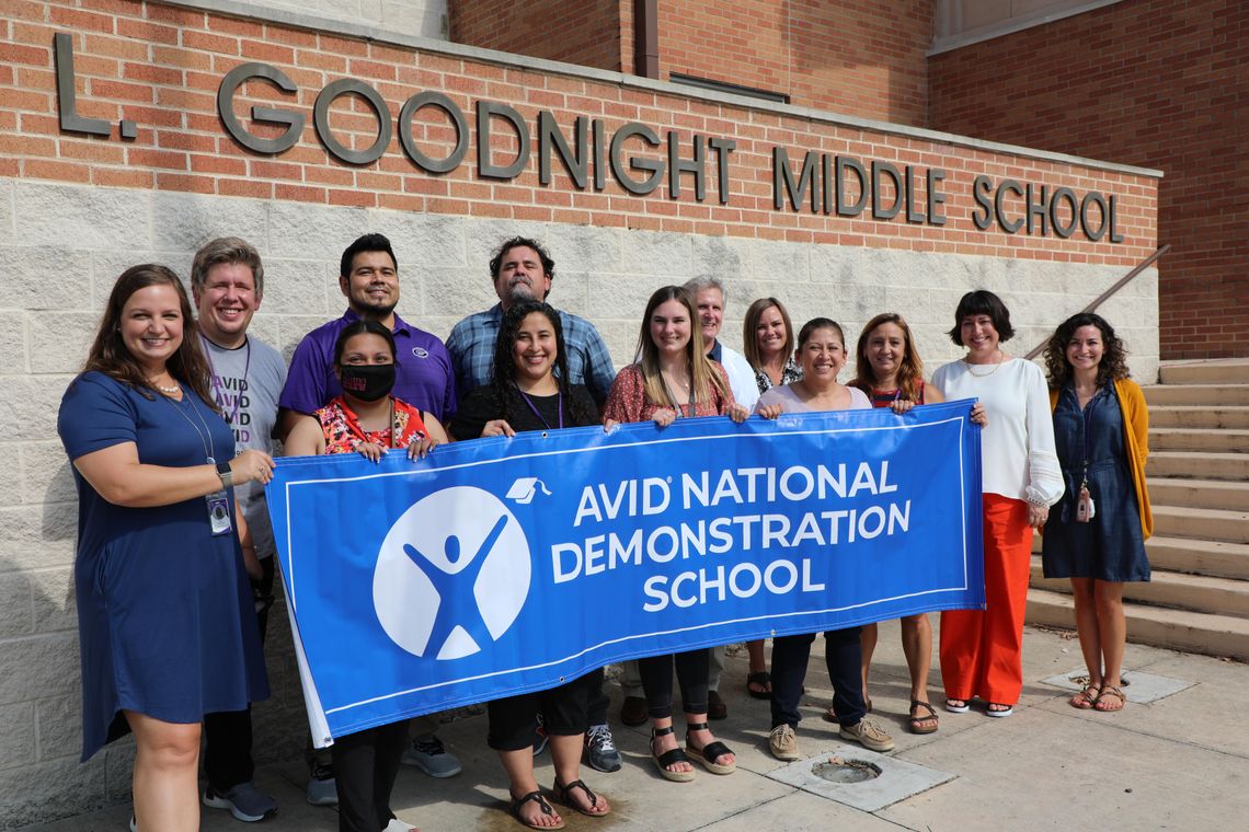 Goodnight Middle School named National Demonstration School by AVID Goodnight Middle School named National Demonstration School by AVID