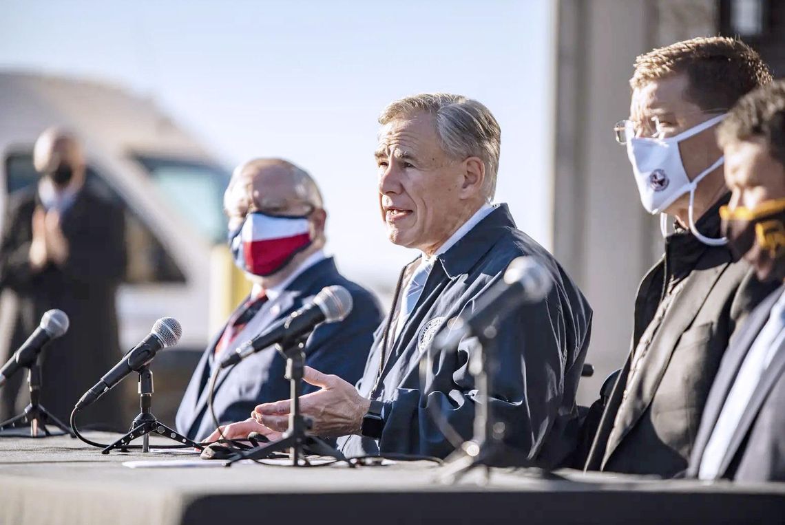 Gov. Greg Abbott says he won’t give up COVID-era power until Texas lawmakers ban vaccine mandates, strengthen border