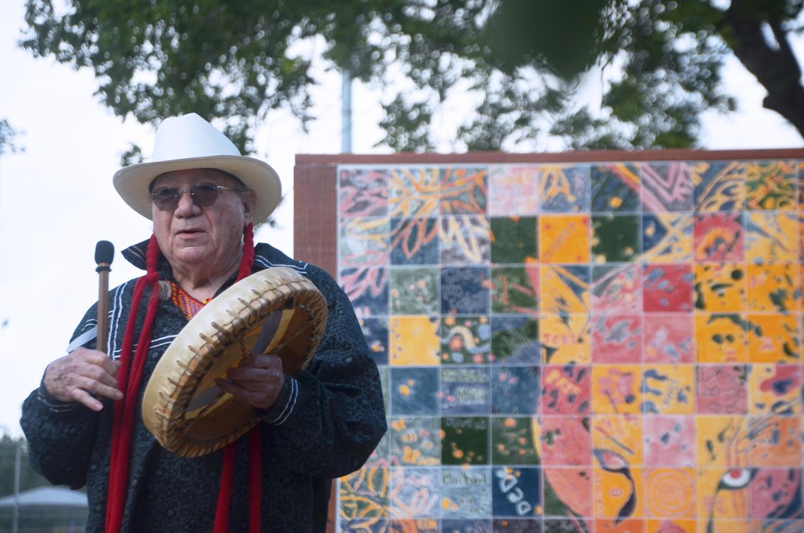 GUARDIANS OF THE RIVER: San Marcos Arts Commission, community celebrate new art installation GUARDIANS OF THE RIVER: San Marcos Arts Commission, community celebrate new art installation