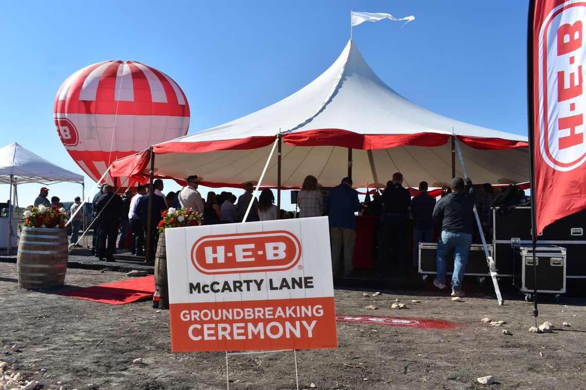 H-E-B breaks ground on third San Marcos store H-E-B breaks ground on third San Marcos store