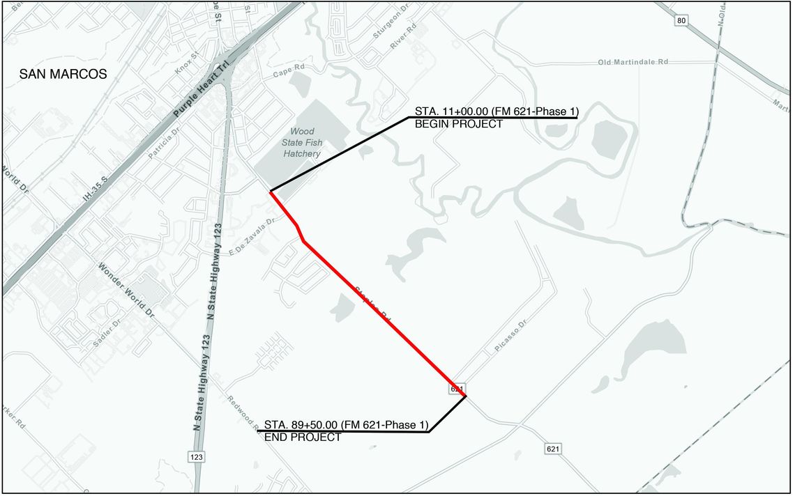 Hays County begins construction work on FM 621/Staples Road Hays County begins construction work on FM 621/Staples Road