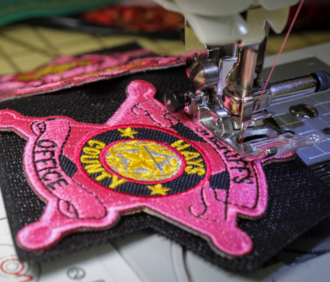Hays County deputies for Breast Cancer Awareness Month