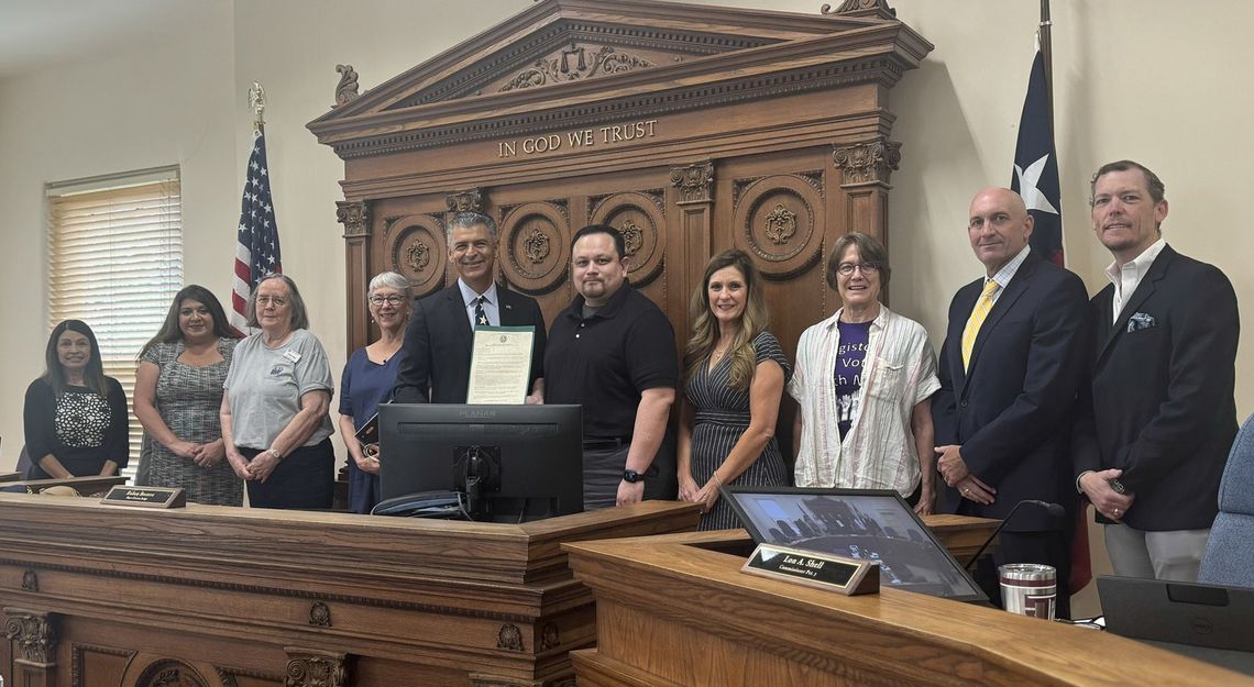 Hays County Election Office receives award from the League of Women Voters of Texas