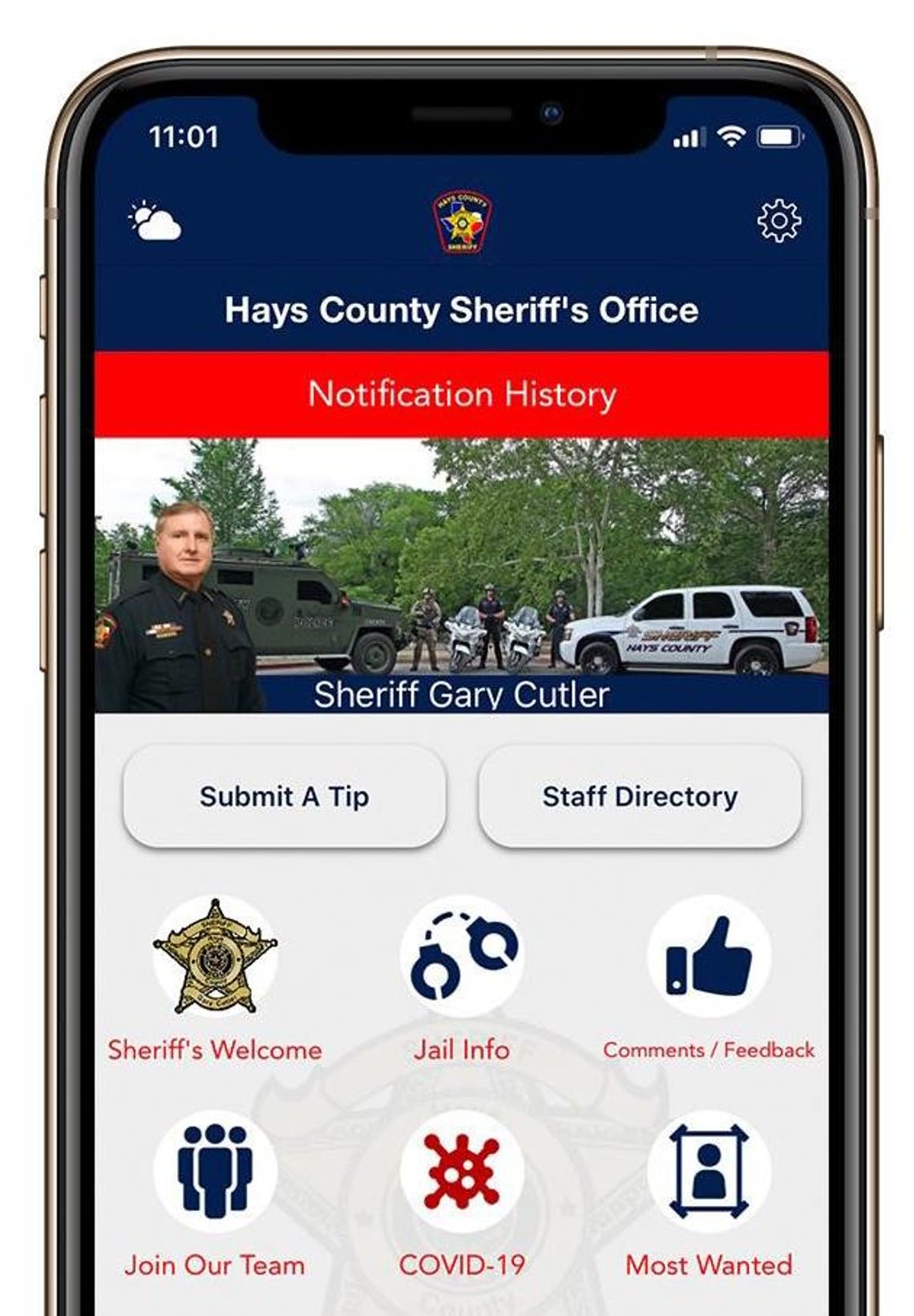 Hays County Sheriff launches mobile app 