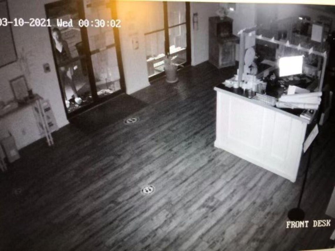 Hays County Sheriff’s Office searching for vandalizing suspect at Dripping Springs City Hall Hays County, Dripping Springs, City Hall, Vandalized, Graffiti, Hays County Sheriff’s Department, San Marcos News, San Marcos Record