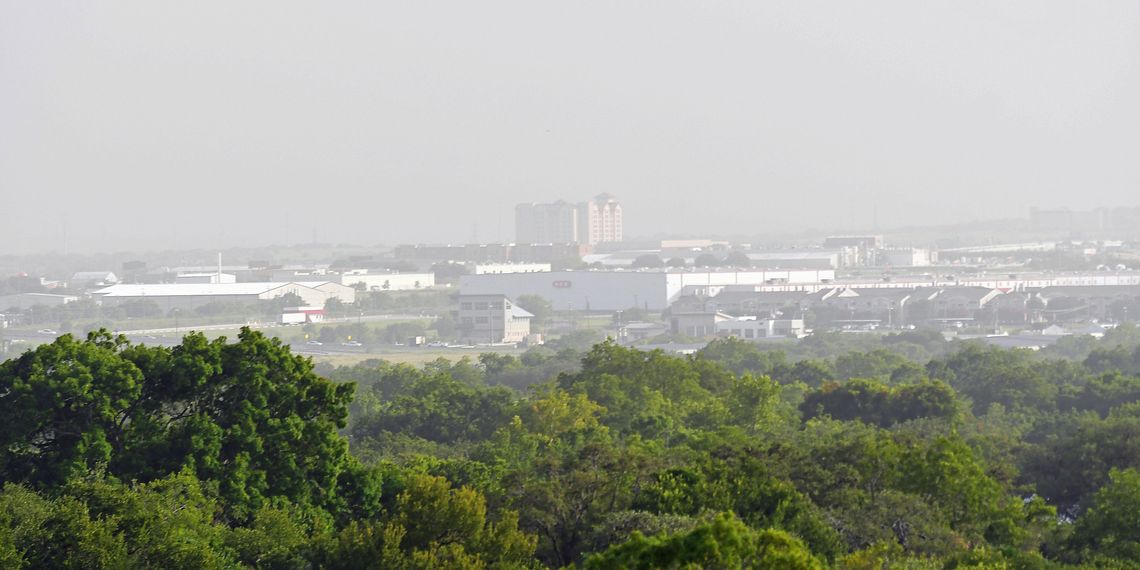 HAZY WEEKEND: Sahara Desert dust clouds San Marcos