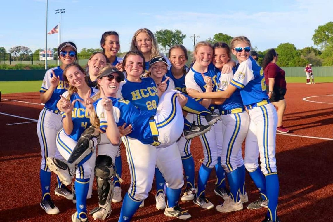 HCCS Softball heads to state semifinals after 12-9 win