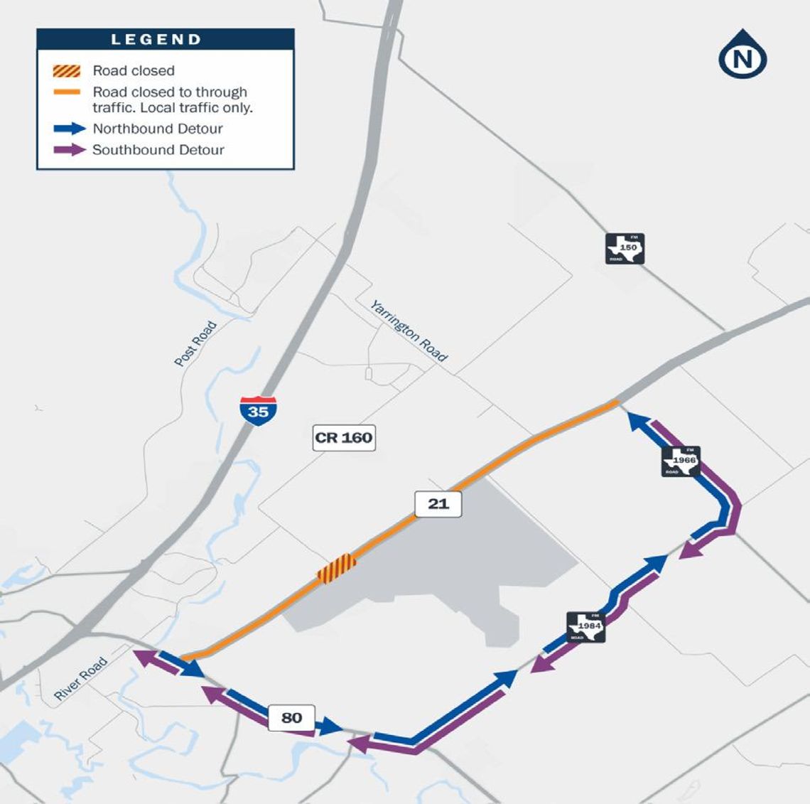 Highway closure is this weekend