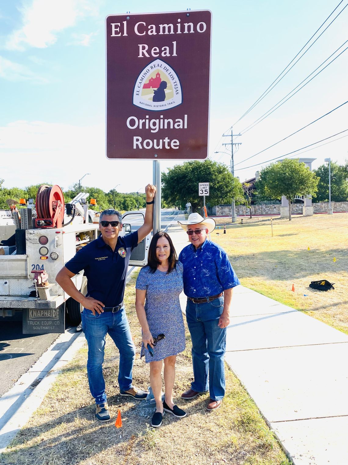 HISTORICAL SIGNAGE: El Camino Real de los Tejas signs located, installed throughout Hays County HISTORICAL SIGNAGE: El Camino Real de los Tejas signs located, installed throughout Hays County