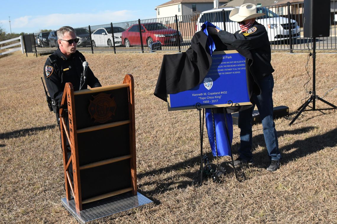 HONORING A HERO: City renames, dedicates park in officer Ken Copeland's memory HONORING A HERO: City renames, dedicates park in officer Ken Copeland's memory