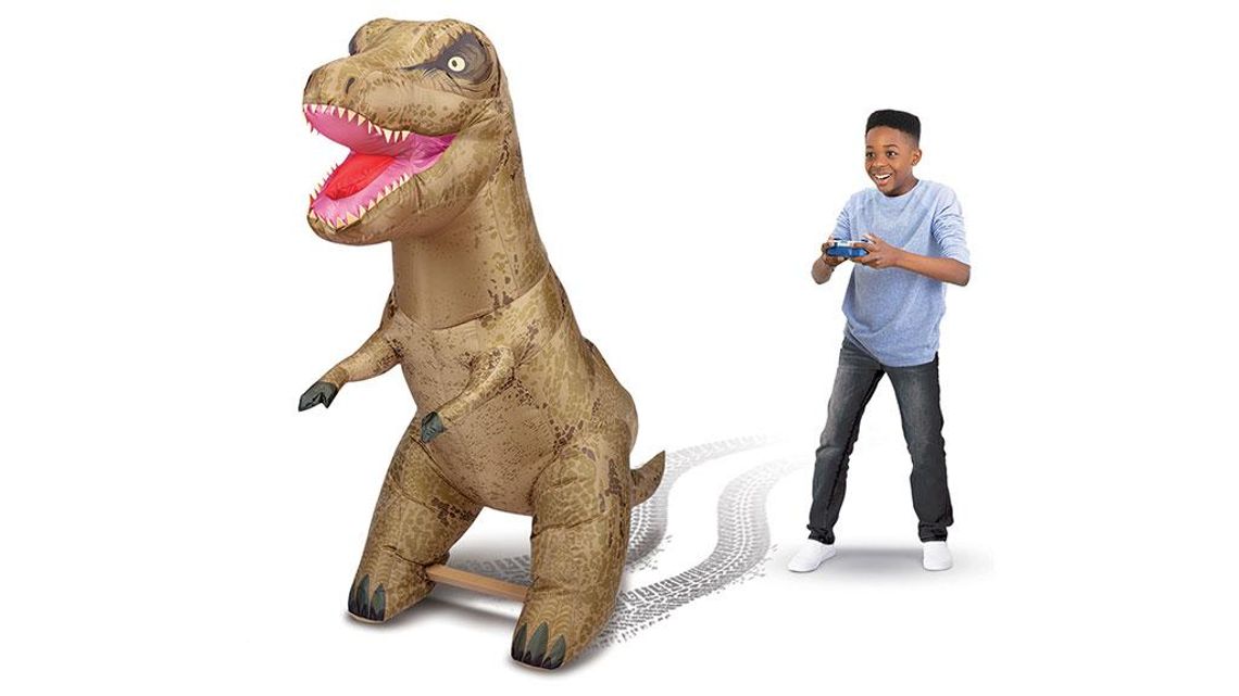 HOT TOP 20 TOYS - AIRTITANS JURASSIC WORLD MASSIVE ATTACK T. REX R/C