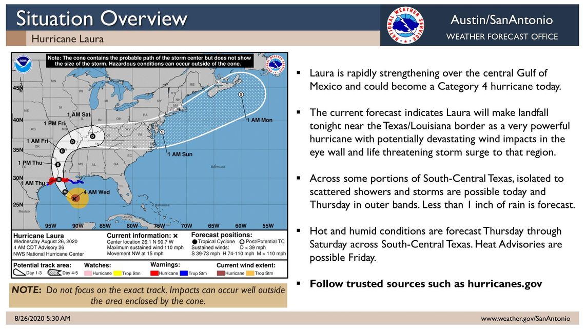 Hundreds of thousands flee US coast ahead of Hurricane Laura