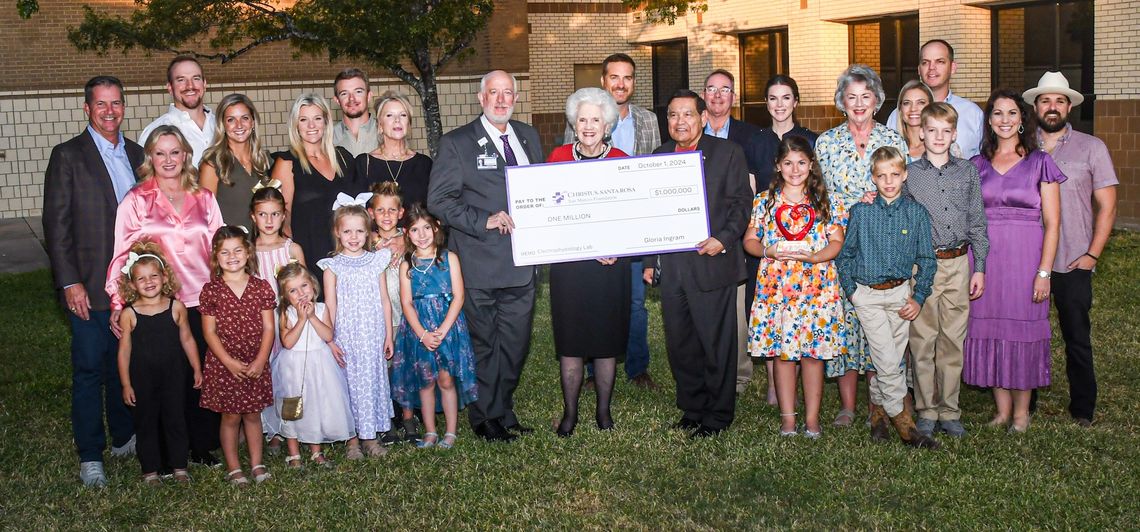 Ingram Family honored for transformative gift to CHRISTUS Santa Rosa Hospital Foundation