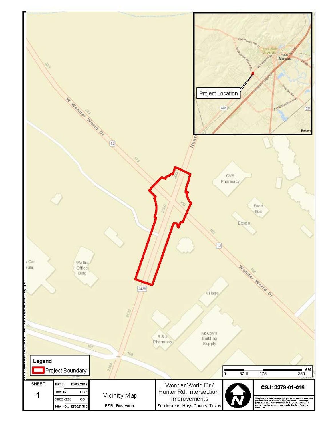 Intersection improvements will be addressed in public hearing