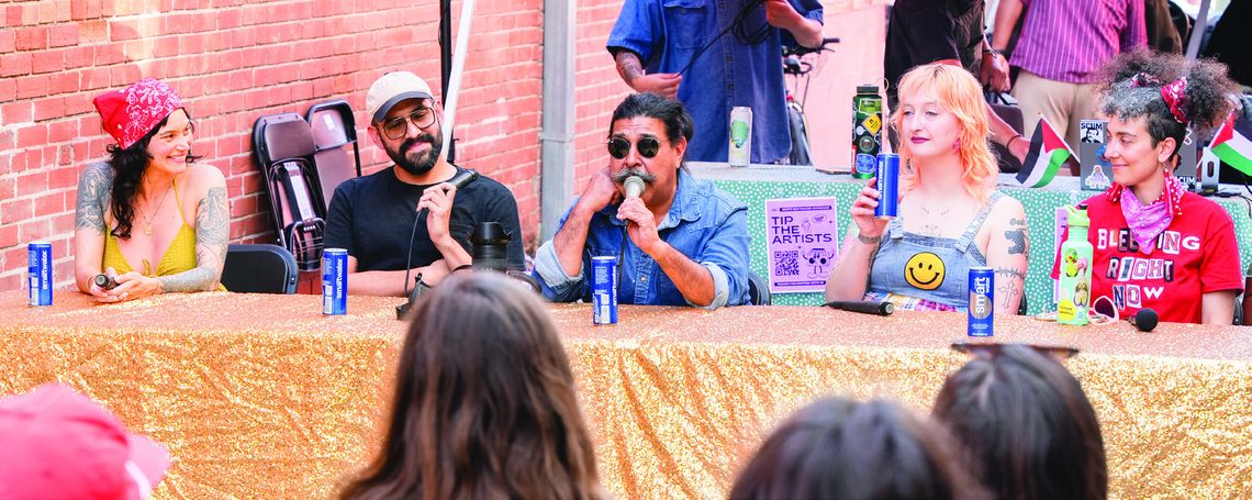Kissing Alley artist panel discusses local creative scene