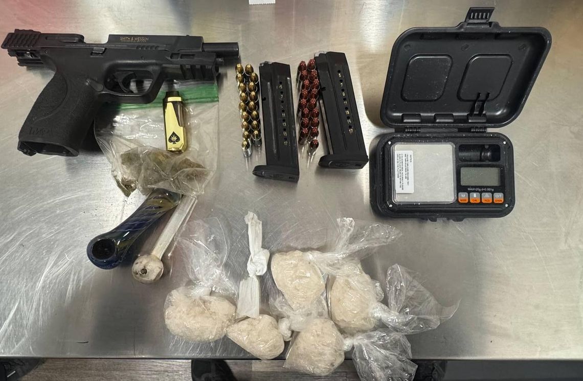 Kyle Police arrest man found with stolen handgun and methamphetamine Kyle Police arrest man found with stolen handgun and methamphetamine