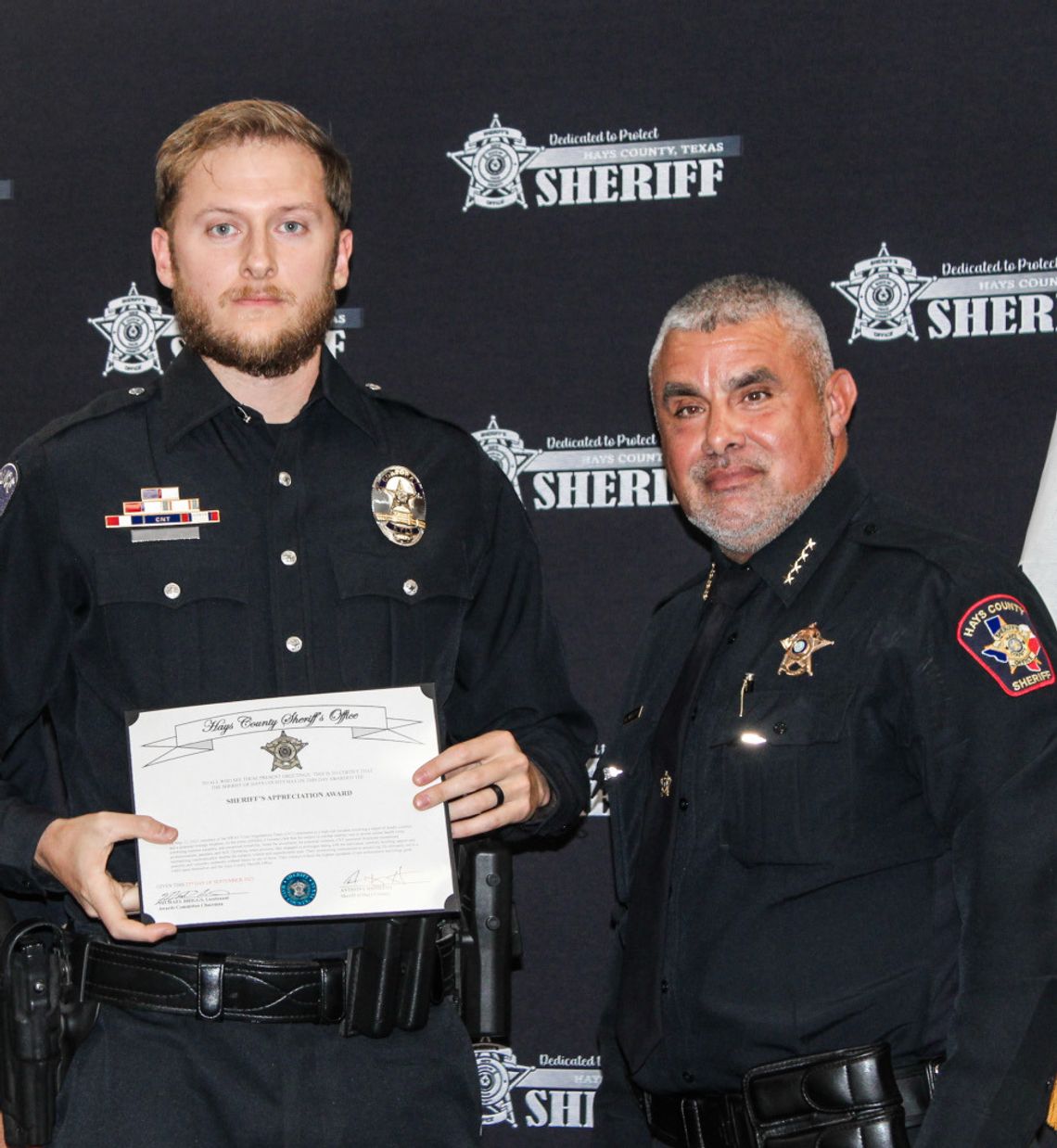 Kyle police officers receive awards for life-saving efforts