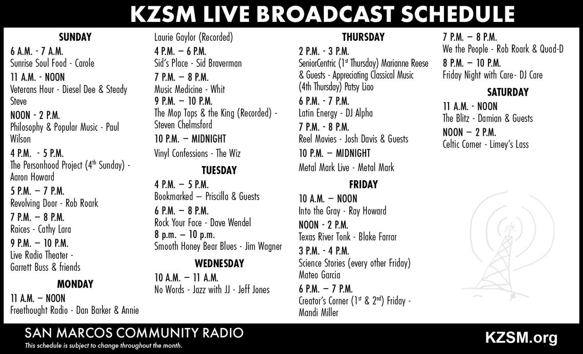 KZSM — The story of a program host KZSM — The story of a program host