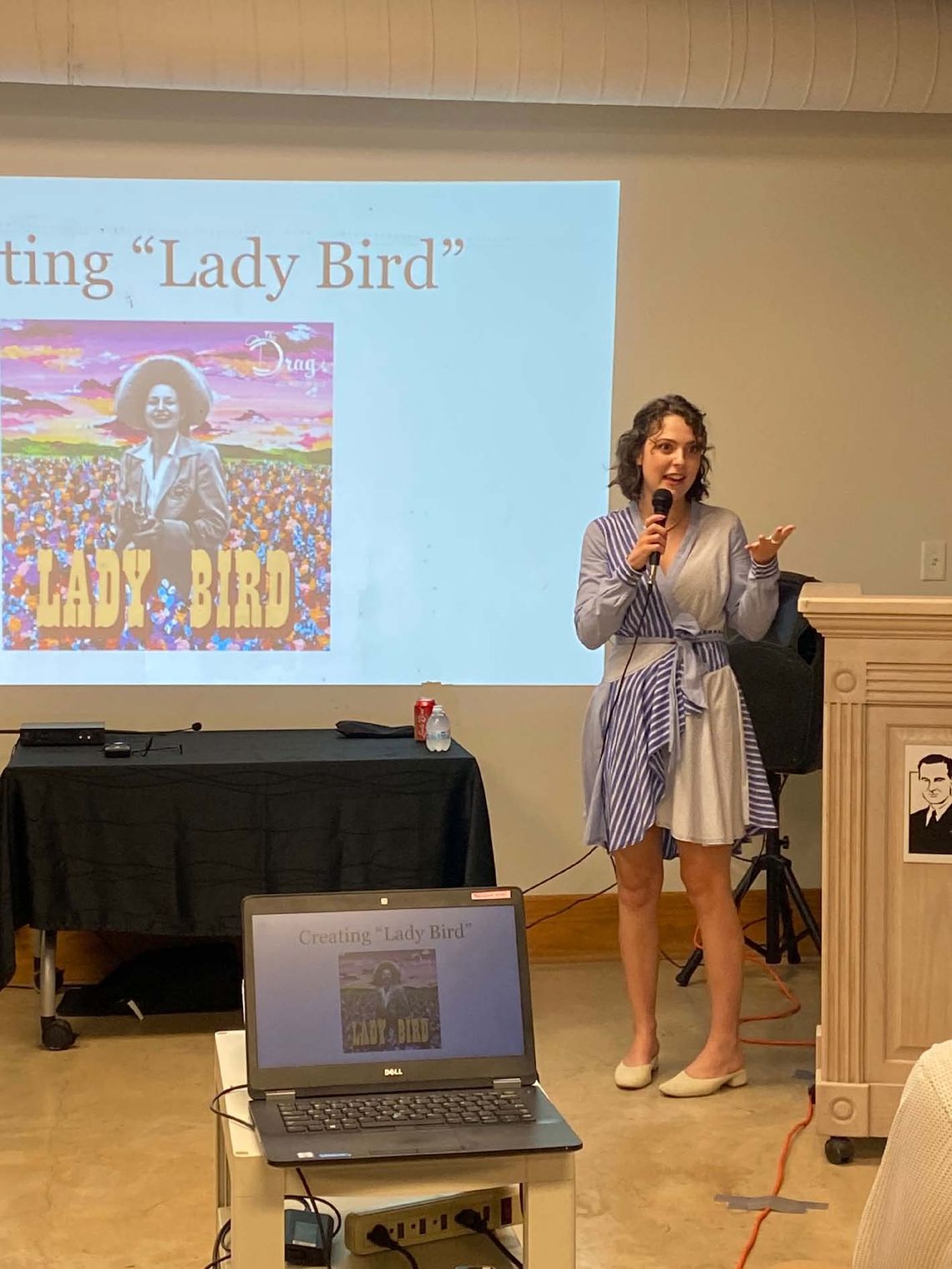 ‘Lady Bird’ podcast host speaks at LBJ Museum