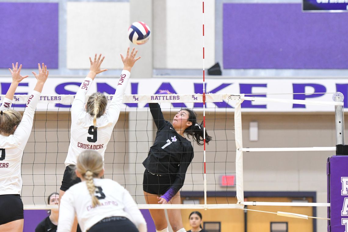 Lady Rattlers overcome adversity in  five-set comeback win over St. Michael’s