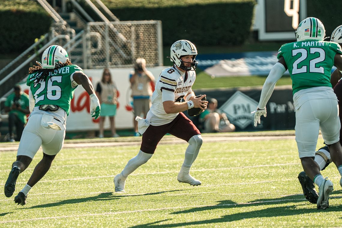 Late lead slips away as Bobcats lose to Thundering Herd