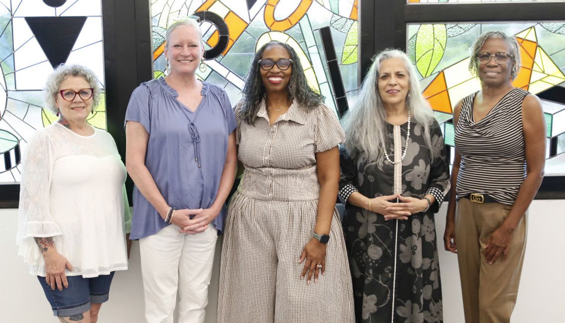 Library welcomes Hutson-inspired stained glass work