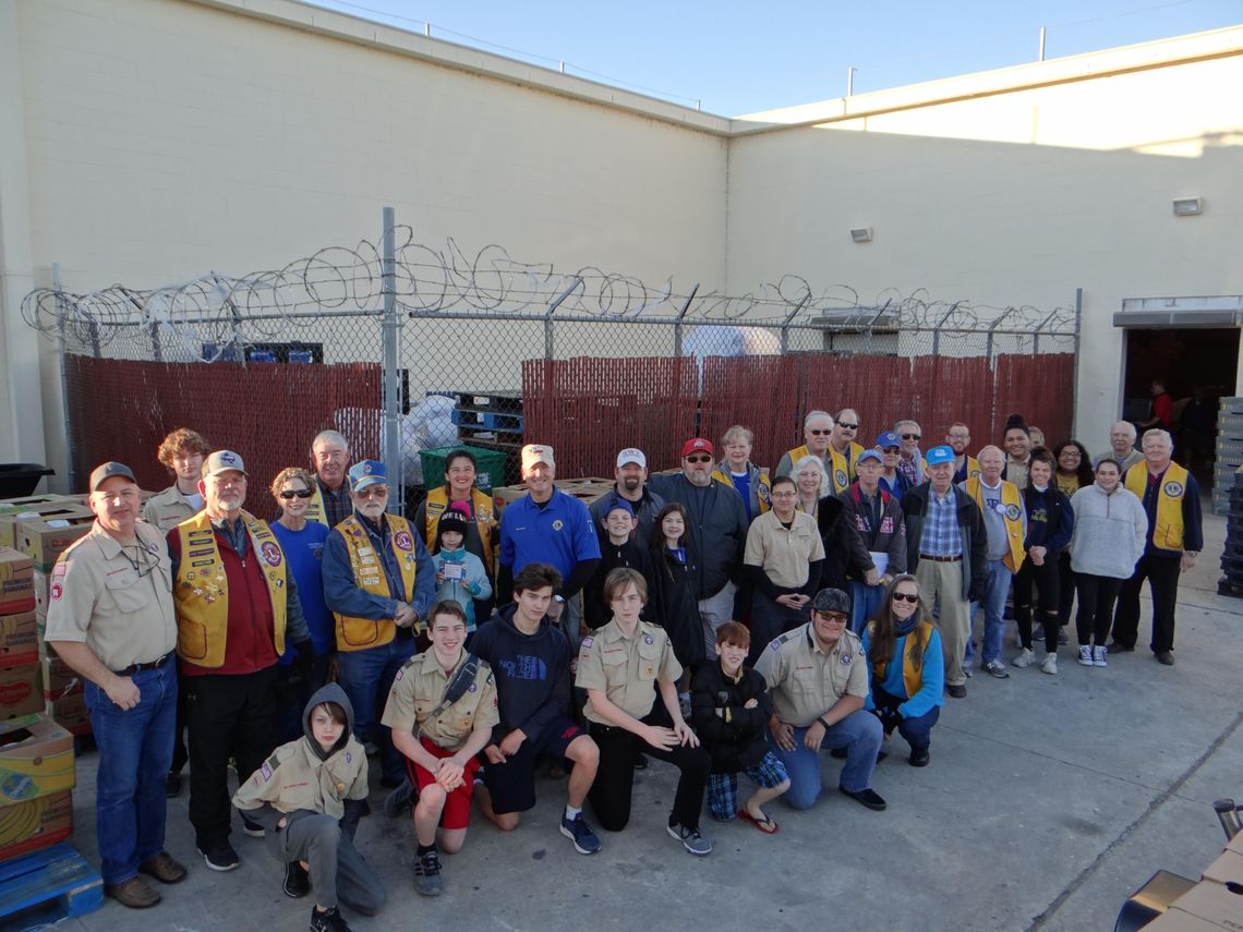 Lions Club Christmas Basket  Delivery