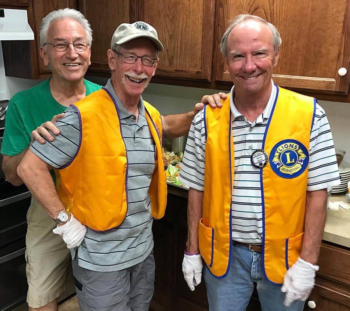 Lions serve Cottage Kitchen lunch