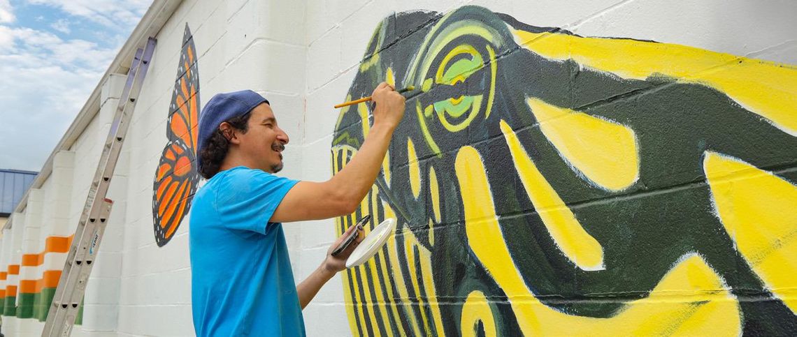 Local company commissions new Earth Day mural