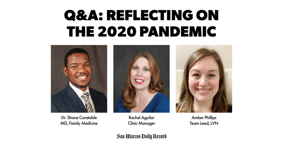 Local Healthcare Workers Reflect on the 2020 Pandemic Local Healthcare Workers Reflect on the 2020 Pandemic