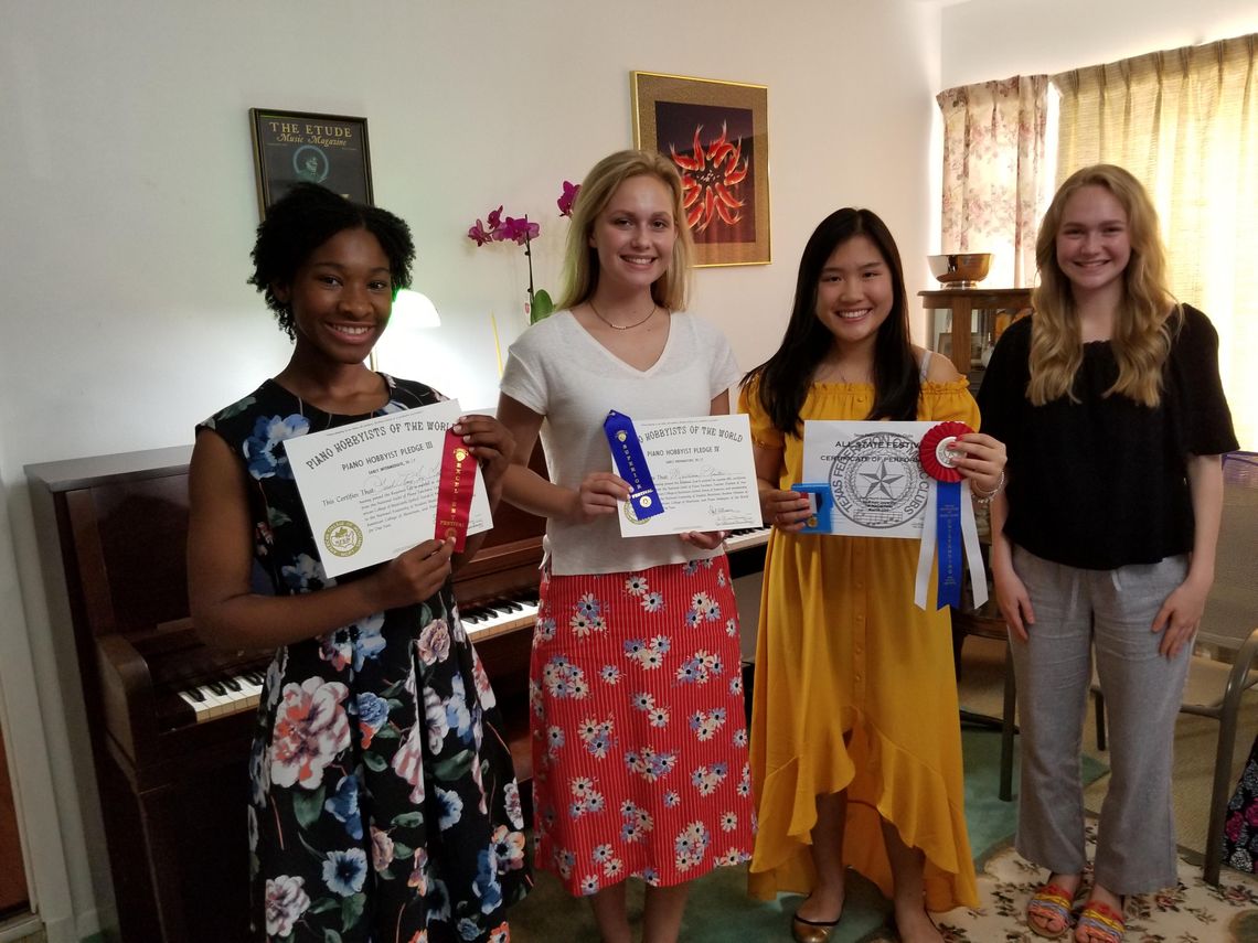 Local piano students win national & state awards