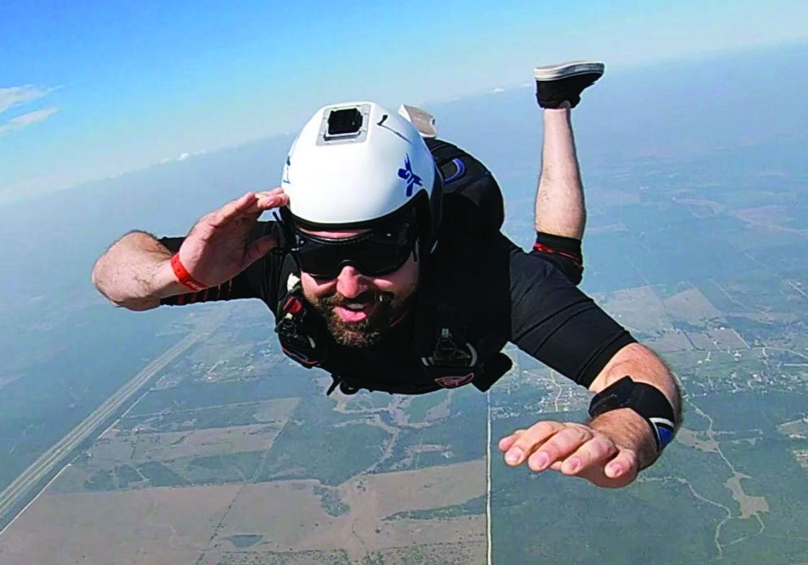 Local skydiver awarded for developing an app that improves jump experience
