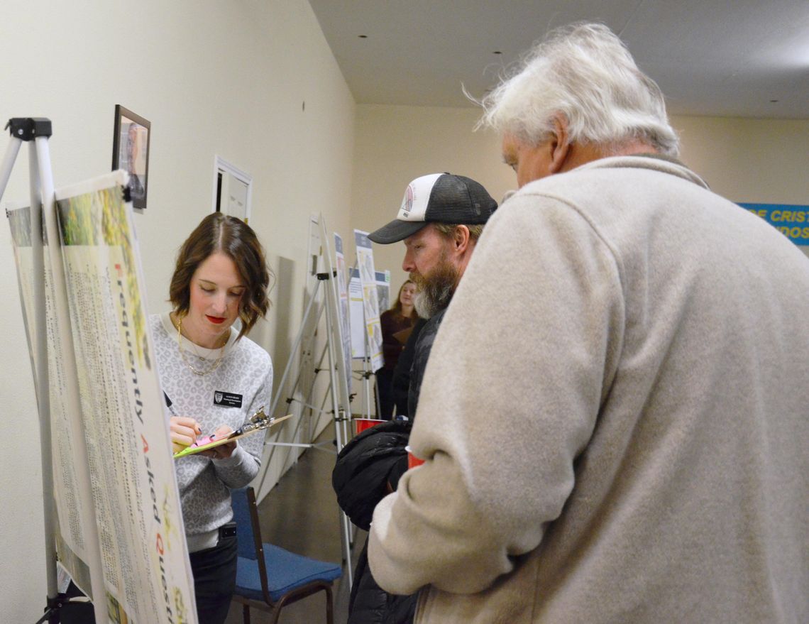 LOOKING TOWARD THE FUTURE: Residents take part in city's Second City Center community workshop