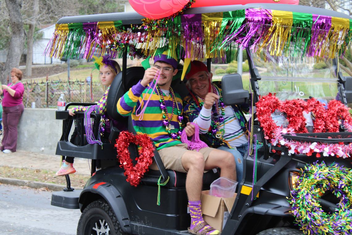 Mardi Gras parade livens up the Historic District