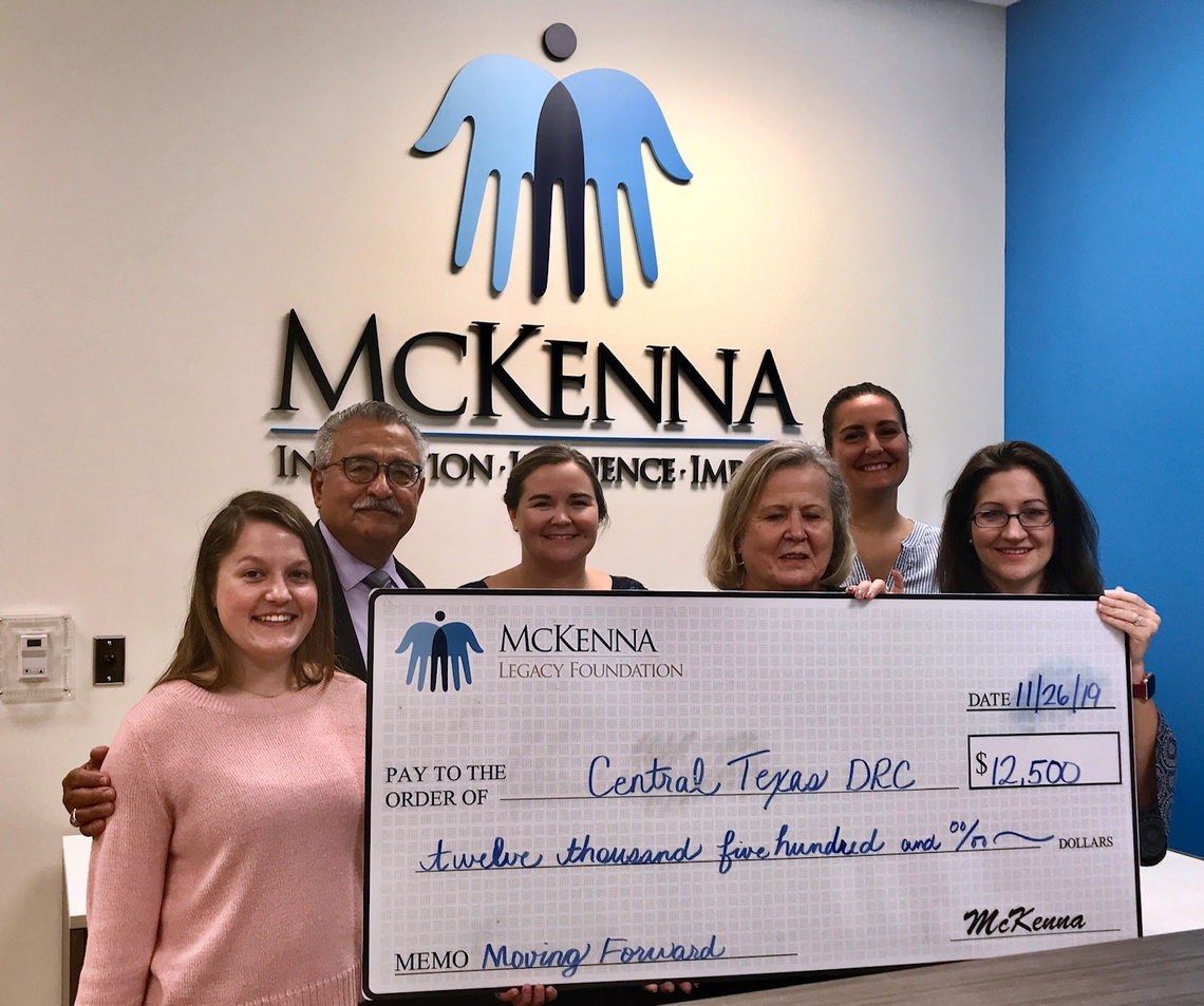 McKenna Foundation Grant presented to Central Texas Dispute Resolution Center