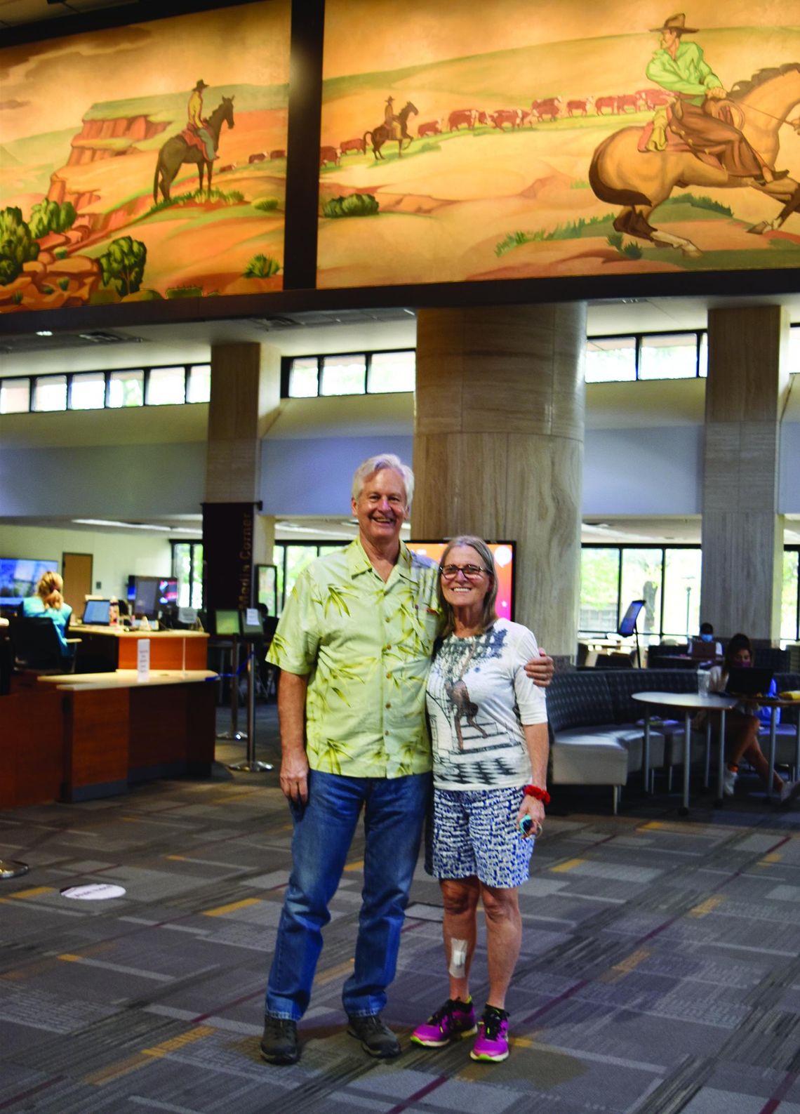 MONUMENTAL MURAL: Buck Winn's 'The History of the Southwest' displayed at Texas State